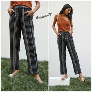 NWT, Anthropologie, Essential Striped Trousers